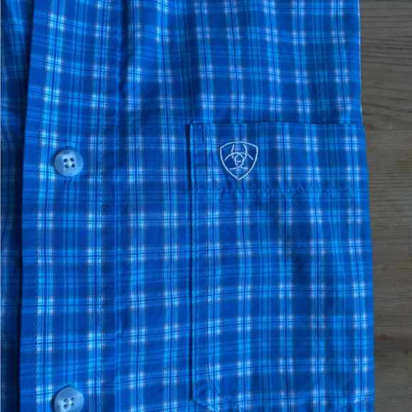 Ariat Pro Series Button Down Short Sleeve Shirt - Picture 7 of 9